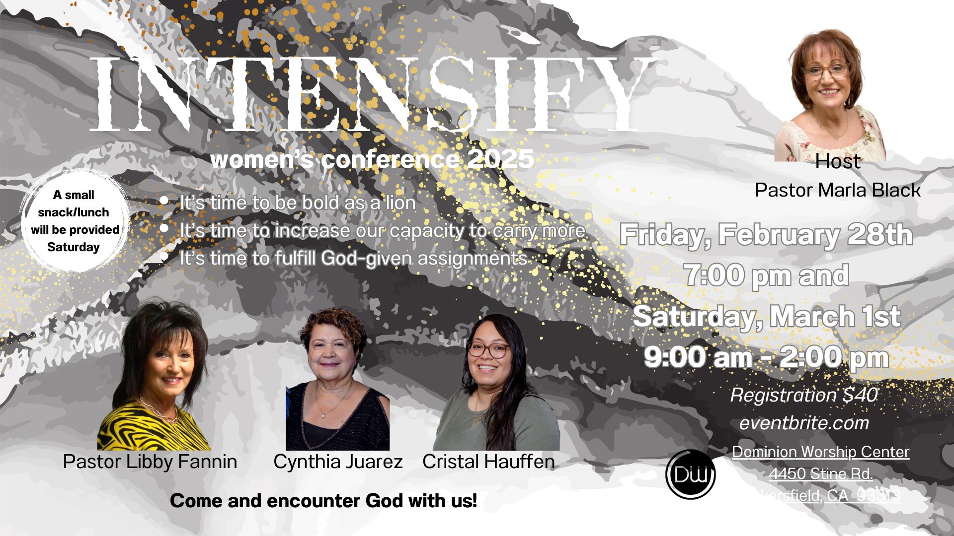 Internify INTENSIFY: women's conference 2025 - Dominion Worship Center